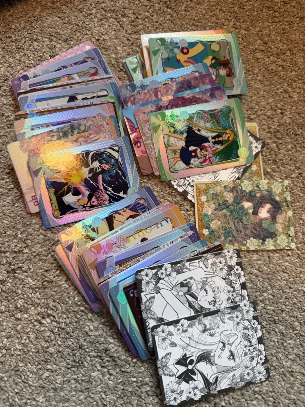Sailor Moon collectible cards, random * 20